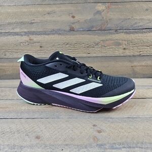 adidas Adizero SL Women's Running Shoes Black, Zero Metallic, Green Spark
